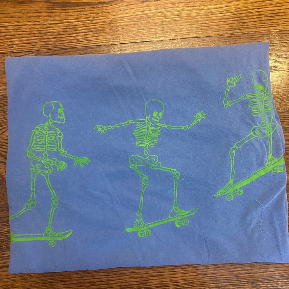 urban outfitters oversized skeleton tee